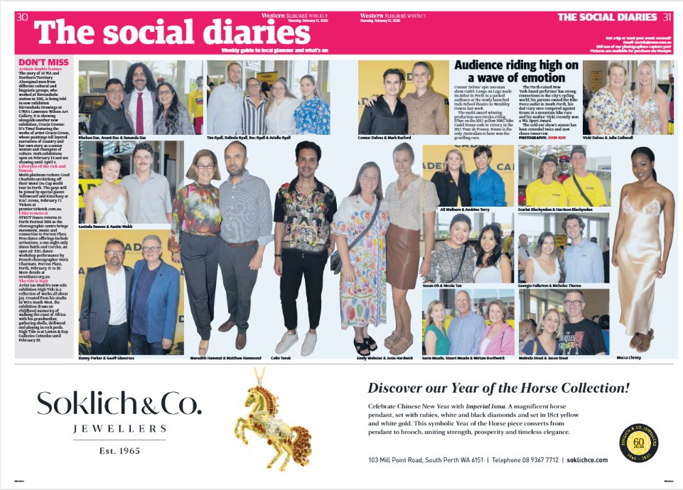📸 📰 A full page spread in <a href="/perthnow/">PerthNow</a> / <a href="/__thewest__/">thewestaustralian</a> covering our #openingnight in PERTH, opening the brand new Cygnet Theatre, <a href="/HaleSchool/">Hale School</a> as a professional venue! 🎉 

📸 John Koh

#CadelLungsOnLegs #CadelThePlay #thewestaustralian #socialpages