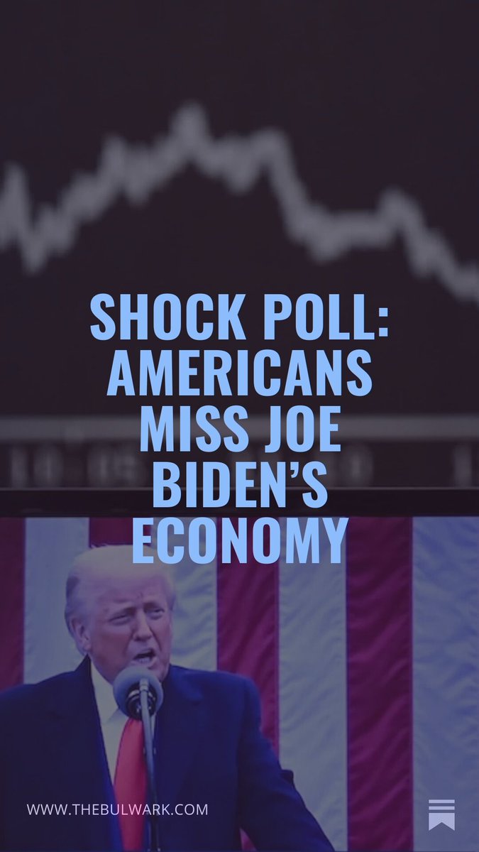 BulwarkOnline's tweet photo. "Congratulations, Mr. President, on achieving job growth for one month that would have been among the worst of Biden’s term." The voters know it, too.

Today's Triad from JVL: https://t.co/m60Bb7H4jJ