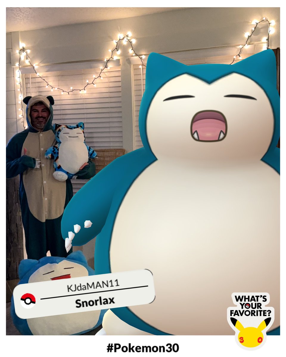 30 years of Pokémon and Snorlax is my Favorite. What’s yours?  #Pokemon30