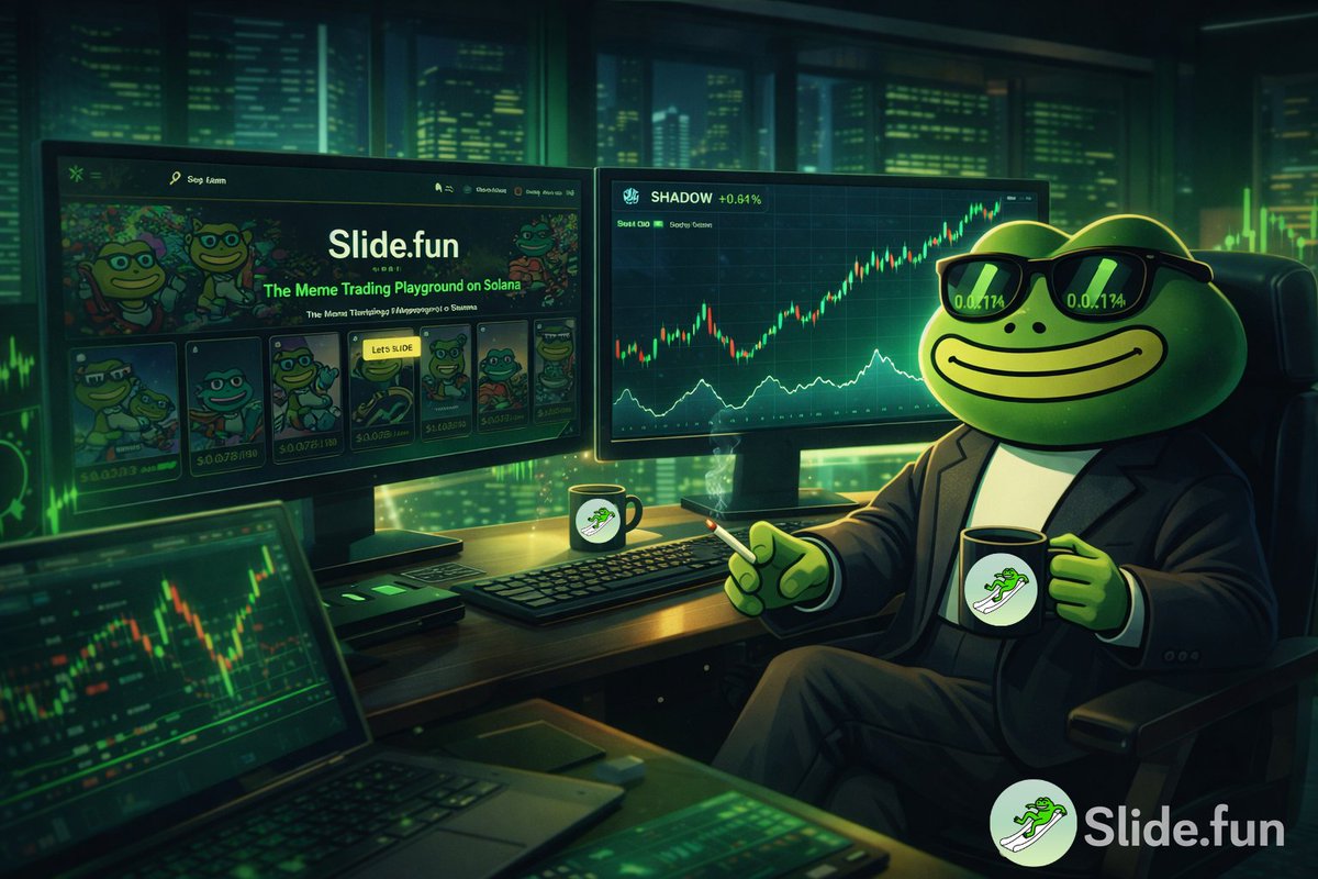 chillboineo's tweet photo. The playground is almost live. 🎢
Mainnet is coming and we’re ready to SLIDE.
Charts turning green.
Frogs getting rich.
@SlideFunBot
#SlideFun #Mainnet #Solana https://t.co/CTNW0TpwC2