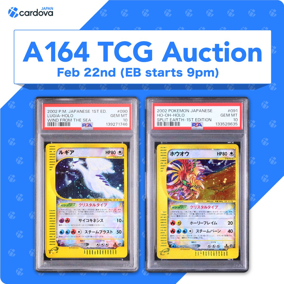 ┏━━━━━━━━━━━┓ 🌟 A164 TCGオークション 本日より入札
