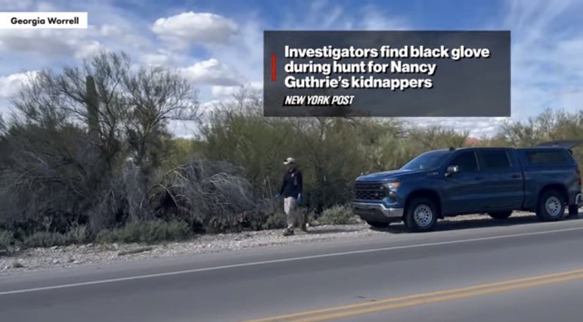 It’s an unbelievable how this investigators are sloppy….instead of securing area…they just decided to pickup evidence (black glove) and throw in the bag….and contaminate all area…unbelievable….
#NancyGuthrieKidnapping #NancyGuthrie <a href="/FBI/">FBI</a> <a href="/newyorkpost/">New York Post</a> 
youtu.be/XZcYxHNCRos?si…