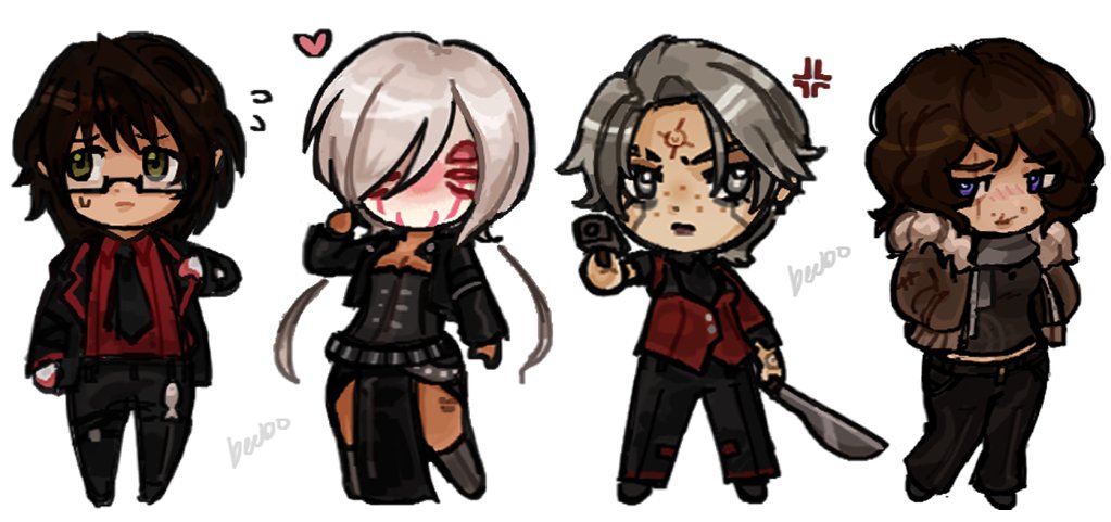 minzybells's tweet photo. Chibis of my poor (OC) fools
[#cyberpunk2077 #cyberpunkred] https://t.co/Azlyrc2nxV