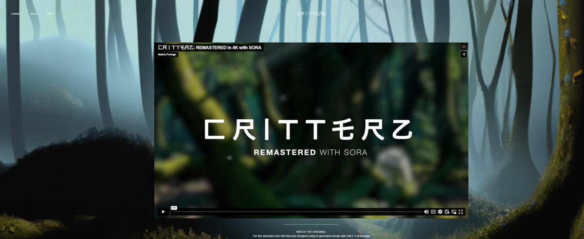 OpenAI is helping make an AI generated feature length animated movie that will be released in theaters

People like Elon Musk and other big people responding / tweeting about this 

higher soon 

BRWYB5cPVfxF3Ee31AVGb6Y8TfjMyssQybYQHzEypump