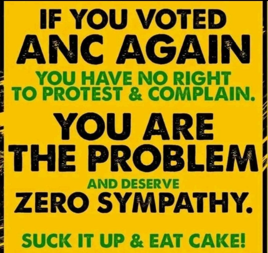 mukololowatheng's tweet photo. @robertmarawa The signs were there from 1994 but people kept voting for  them https://t.co/DXy9wRfThh