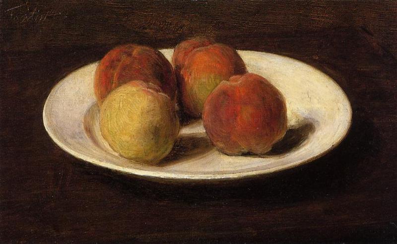 artistlatour's tweet photo. Still Life of Four Peaches #artbots #latour https://t.co/m9fWb4yjig