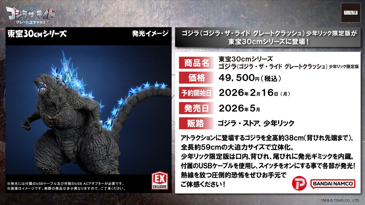 □ #ゴジラグッズinfo □ 東宝30cmシリーズから 「ゴジラ(ゴジラ・ザ