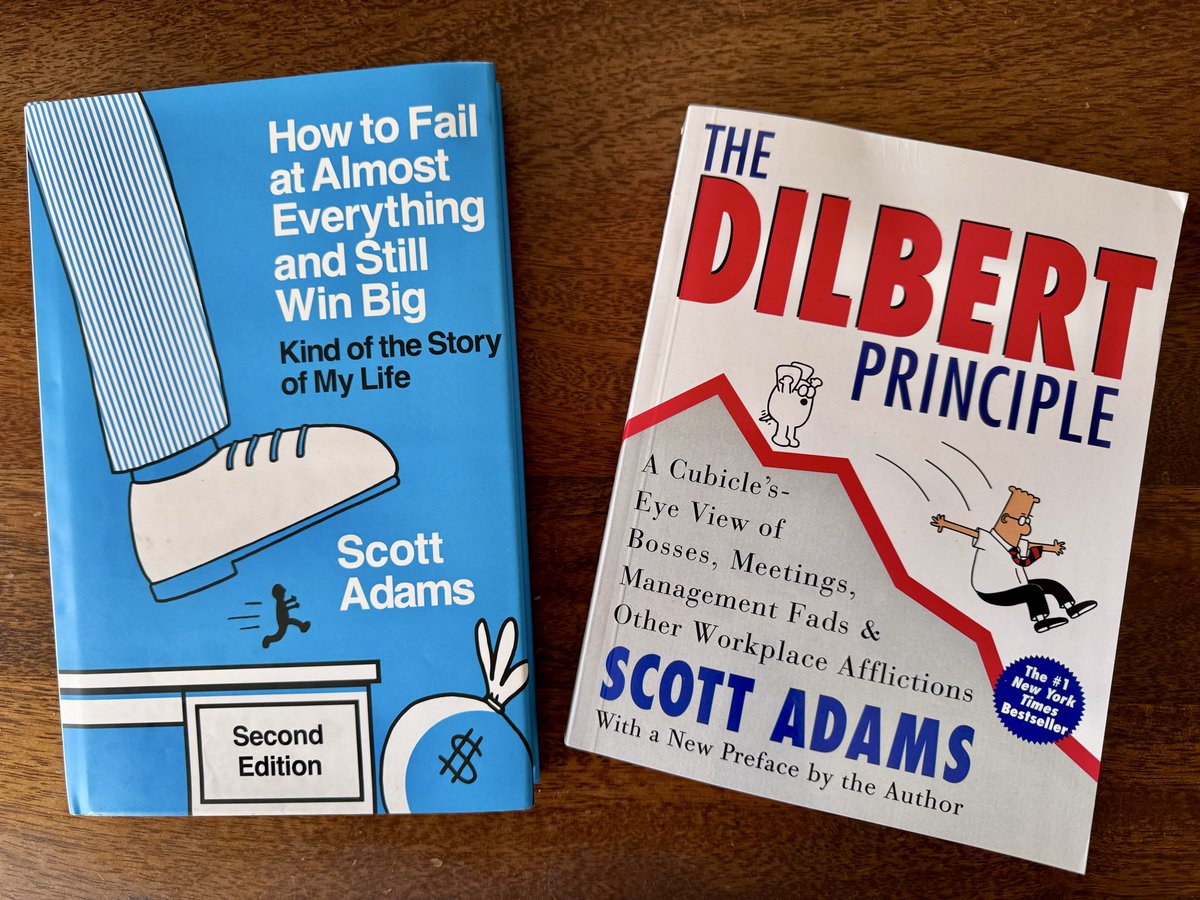 Had to get these in hardcopies

My minuscule tribute to the legend <a href="/ScottAdamsSays/">Scott Adams</a> 

RIP 🙏🏼