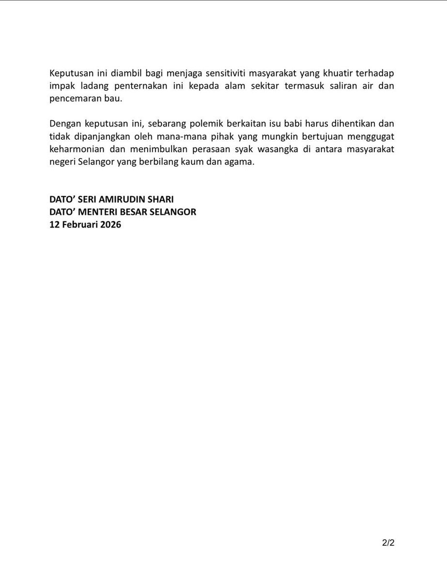 Amirudin Shari tweet media