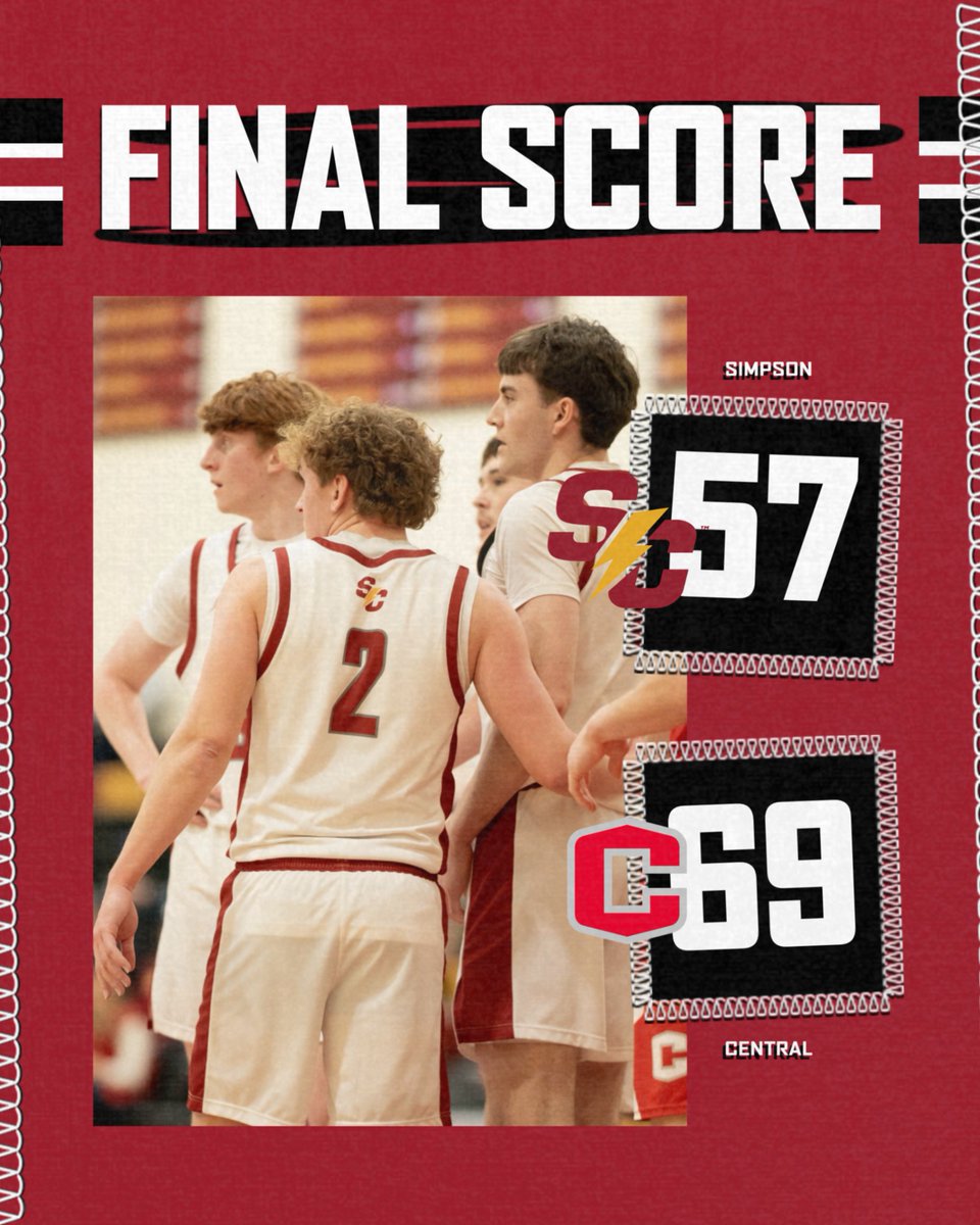 Simpson Men's Basketball tweet media