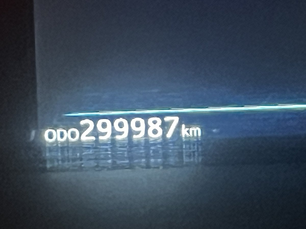 Looks like tomorrow is the day. 300,000 km here we come. Thanks Toyota Prius.