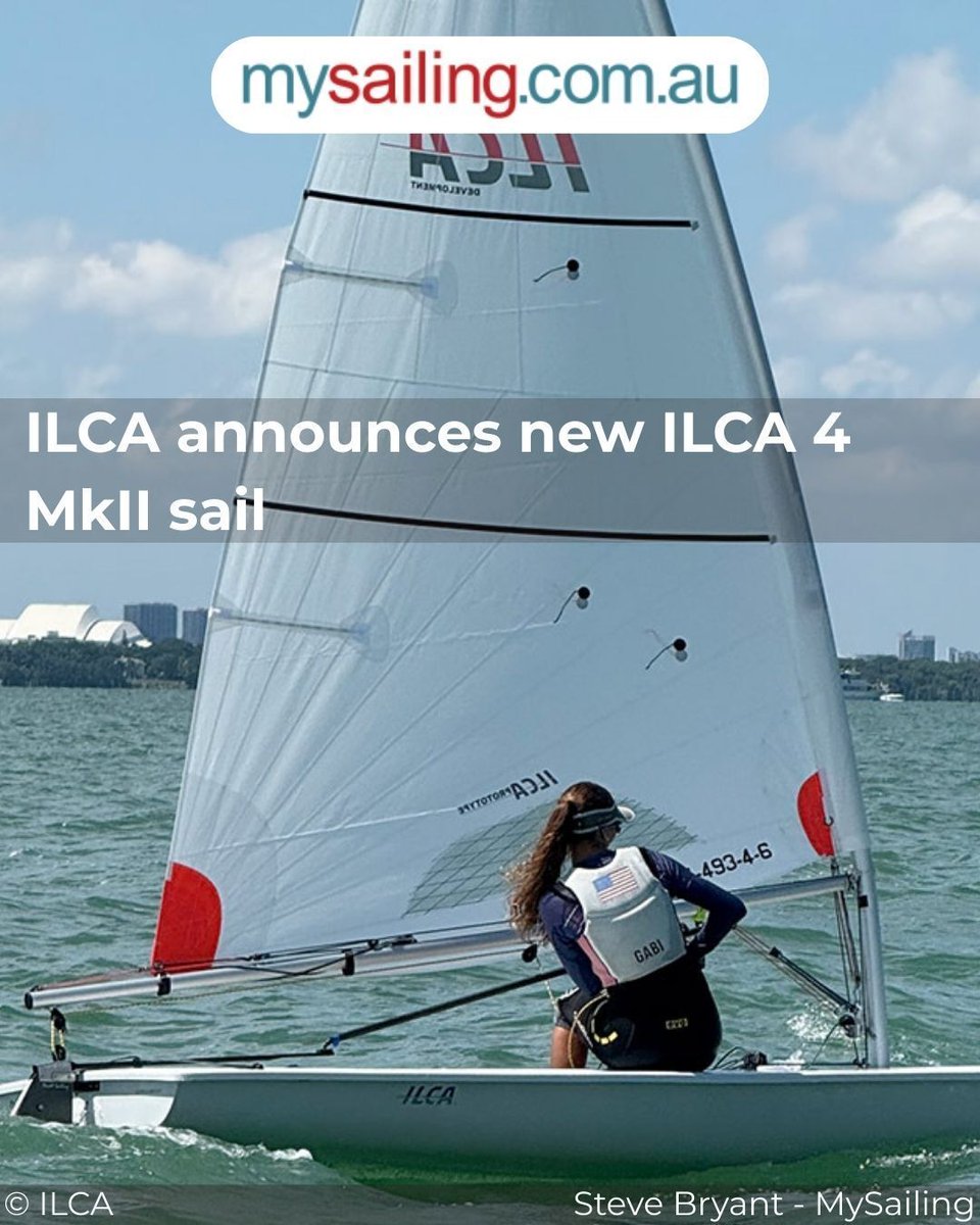 ILCA announces new ILCA 4 MkII sail buff.ly/6isApRp 

The International Laser Class Association announces the new ILCA 4 MkII sail, enhancing supply and durability for Australian youth sailing. 

@ilcasailing #ilca_sailing #AustralianSailing #ILCA #SailingNews