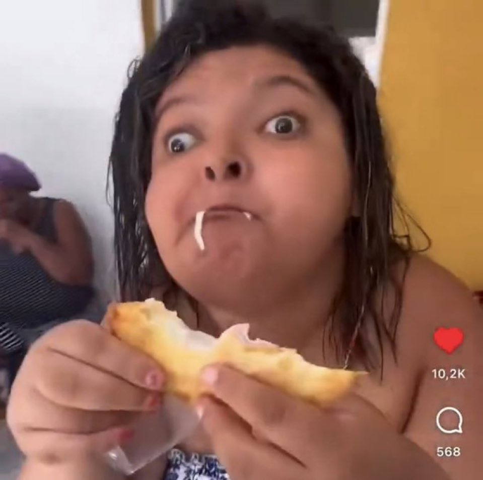 O tanto que to comendo nesse job que to fazendo