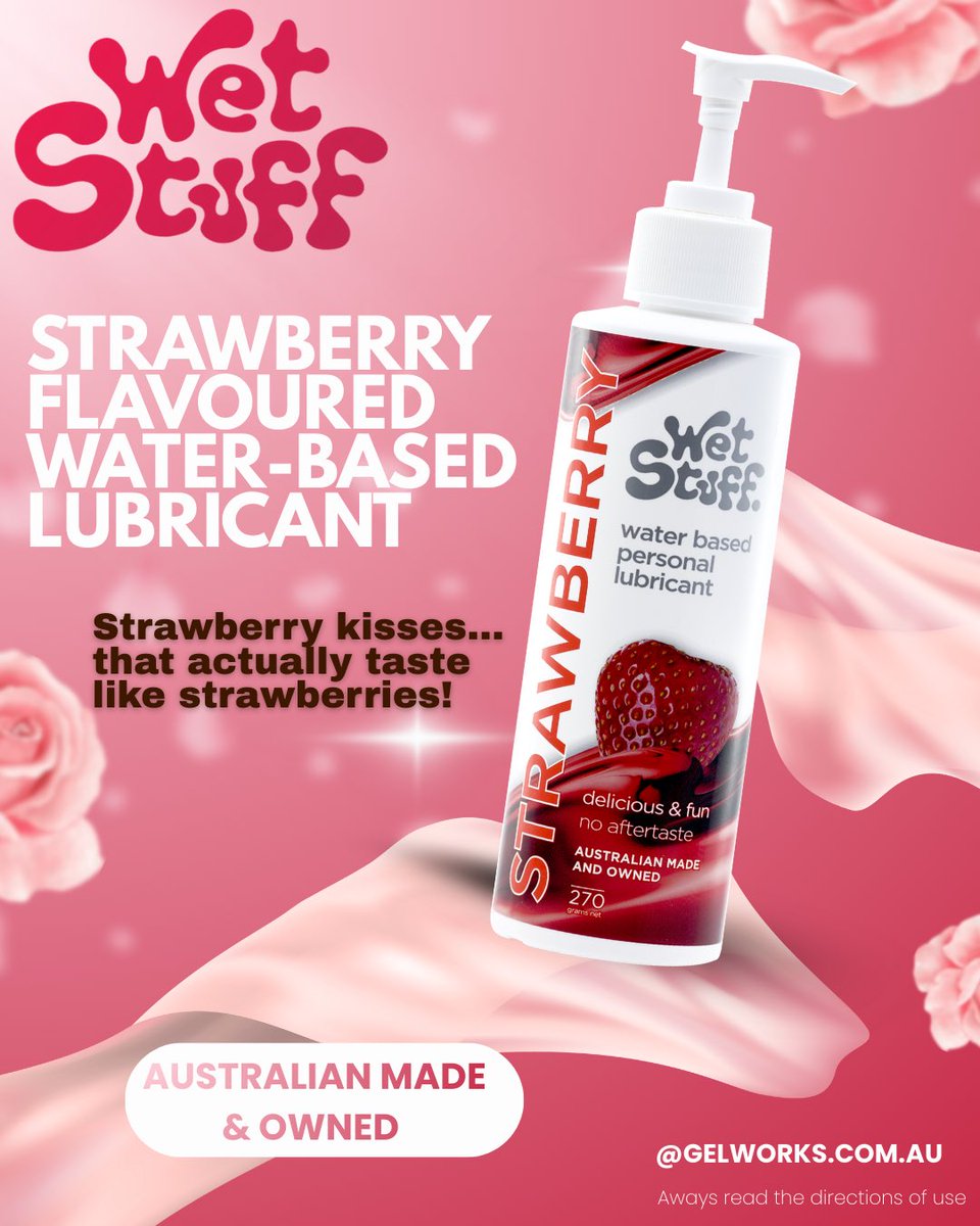 WetStuff_Lubes's tweet photo. 🛒 Shop now: https://t.co/xRTujCfGOg
📦 270g pump — perfect for date night &amp; beyond
#WetStuffStrawberry #ValentinesDay #SweetAndSlippery #LubeLady #DateNightEssentials #EdibleLube #FunFlavours https://t.co/BRTdiKC9o3