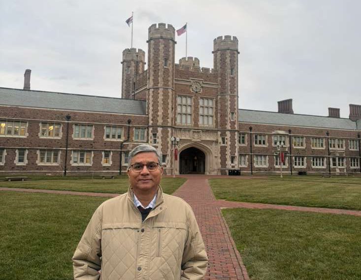 SBasuIITD's tweet photo. Over a month I am at WashU as a Fulbright Acad &amp; Prof Excellence Fellow.  Plan to be here for 7 months; will be visiting Cornell, LSU. Will be attending Fulbrighters’ conf end April celebrating 250 yrs of America’s independence.@iitdelhi @iitdaa @EduMinOfIndia @FulbrightPrgrm https://t.co/edQNJELj12