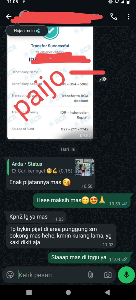 Terapiisjkt's tweet photo. In out jabotabek 
Ready jam5 pagi last order 23 00 
Wa:087788009137
Tele blackmssg 
Line paijomassage123 https://t.co/f7pV3pNzF7