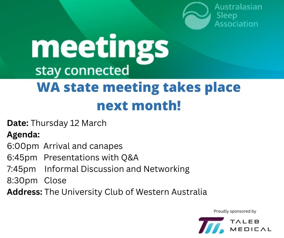 Australasian Sleep Association tweet media