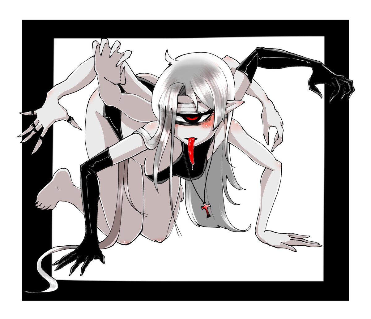単眼多腕ちゃん👁️💪
ちゃんと設定画描こうかなぁ…
