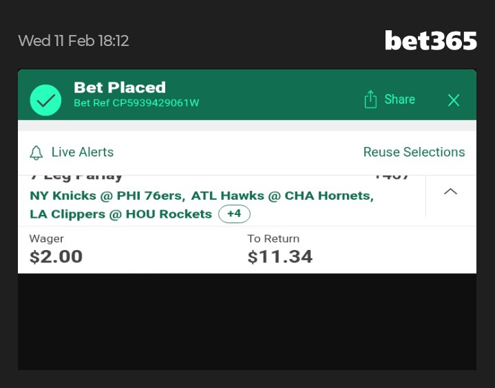 Add To Your Bet Slip - nc.bet365.com/s/r/y7PgV