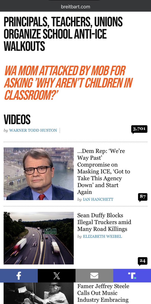 Jason's tweet photo. We truly live in two bubbles… Pam Bondi no where to be found on conservative front pages 

While trending on social media, TV and left/moderate news sites https://t.co/pfVfIIEE7z