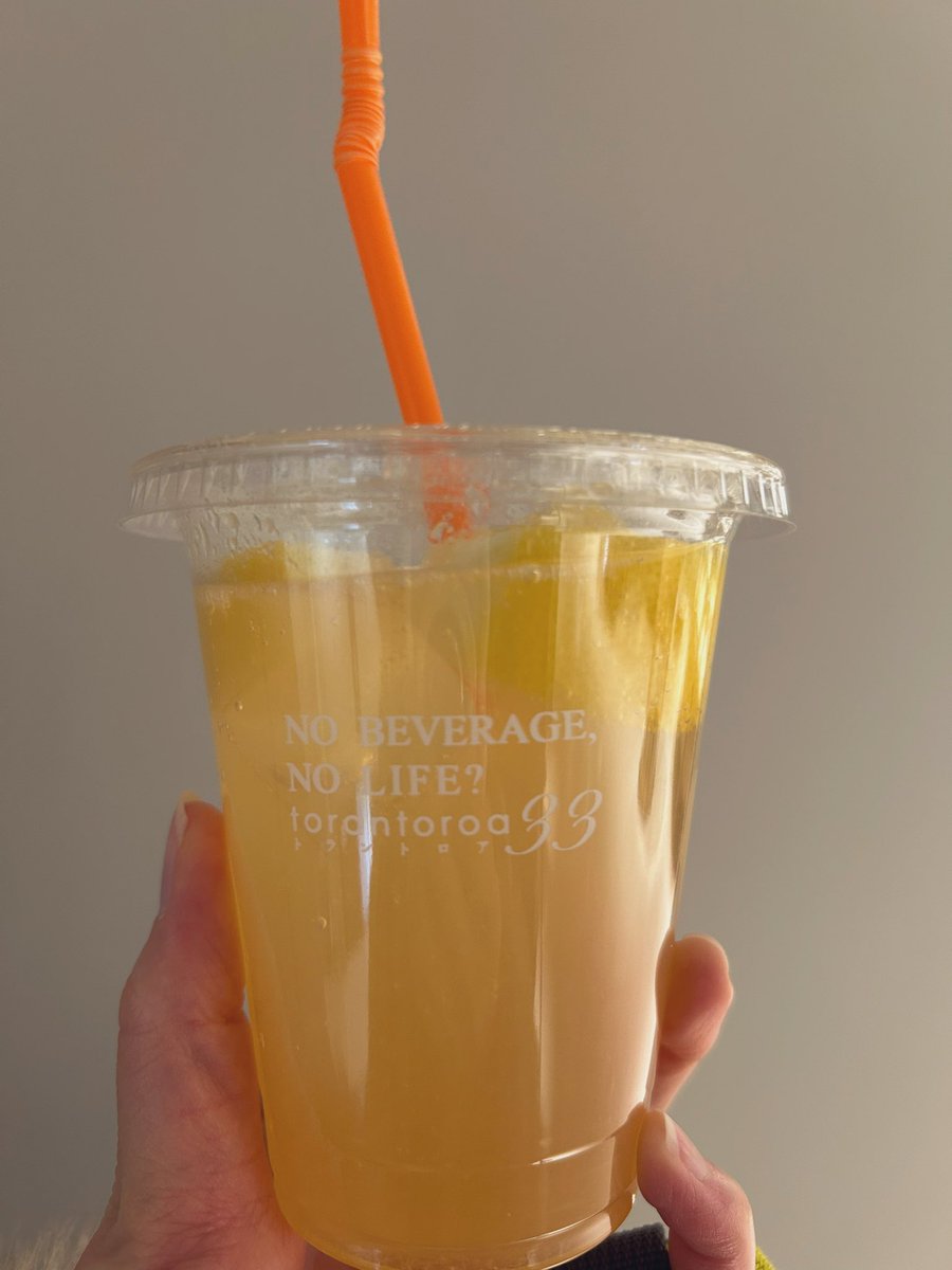 nonkoshian's tweet photo. 日替わり柑橘ソーダと日替わりオランジェット(金柑)を購入🍊 https://t.co/Tu68cKV9a3