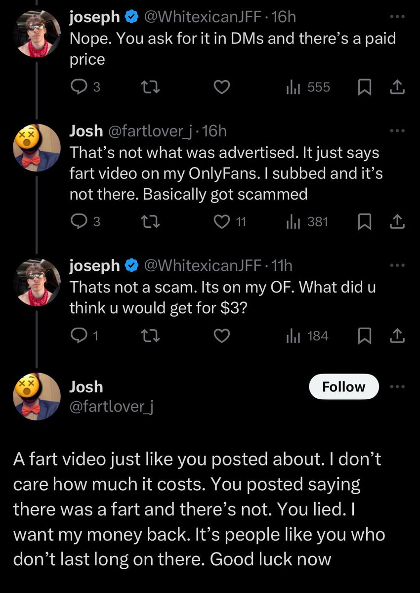 dotjjpg's tweet image. when whitexican scammed fartlover_j