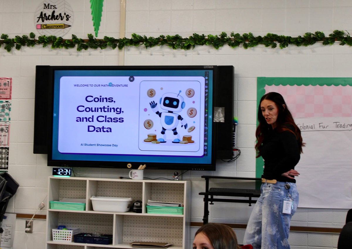 ArcherRodburn's tweet photo. Today my 5th graders counted YEARS of loose change I’ve been saving 💰 and worked together to see how close they could get to the official bank total!

They used AI @SnorklApp to explain their strategies and reflect on accuracy. 💙 @KEDCGrants @passport2lead @KEDC1 @RowanSchools https://t.co/F4okIIqUyl