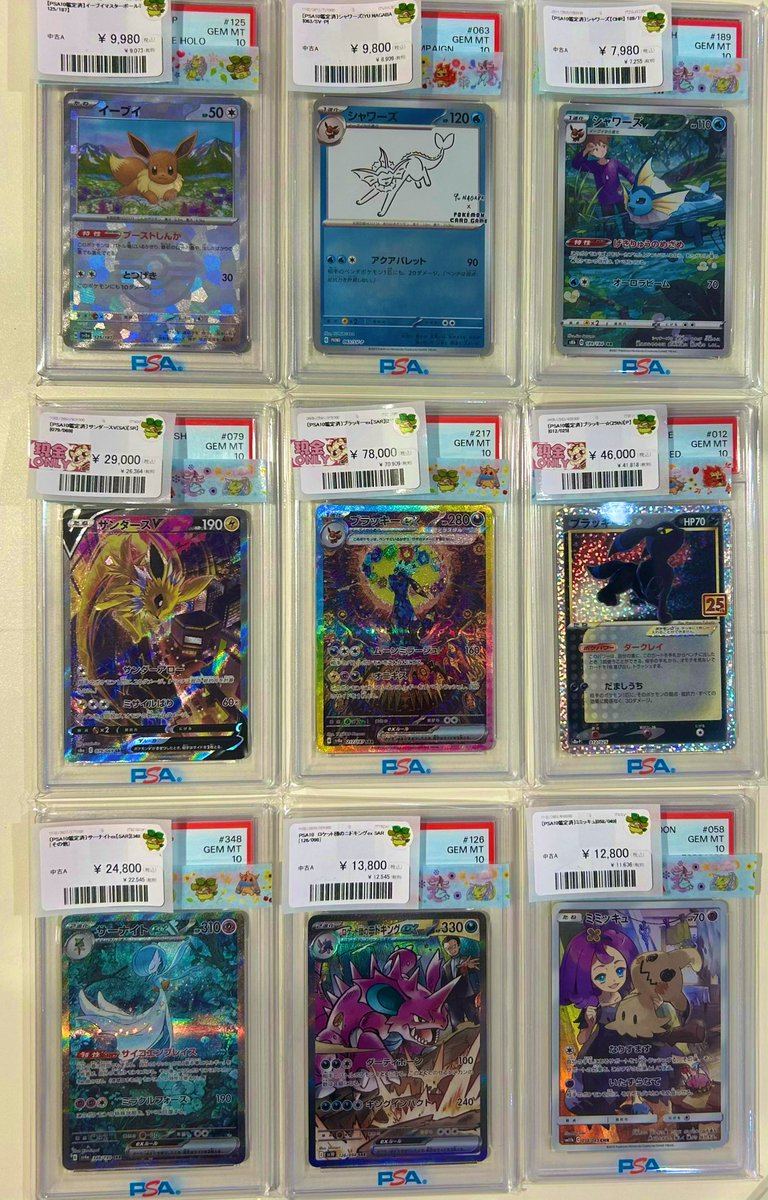 🩷🩵🩷🩵🩷🩵🩷🩵🩷🩵🩷 ✨PSA10新着商品✨ ブラッキーex 217/187 SAR