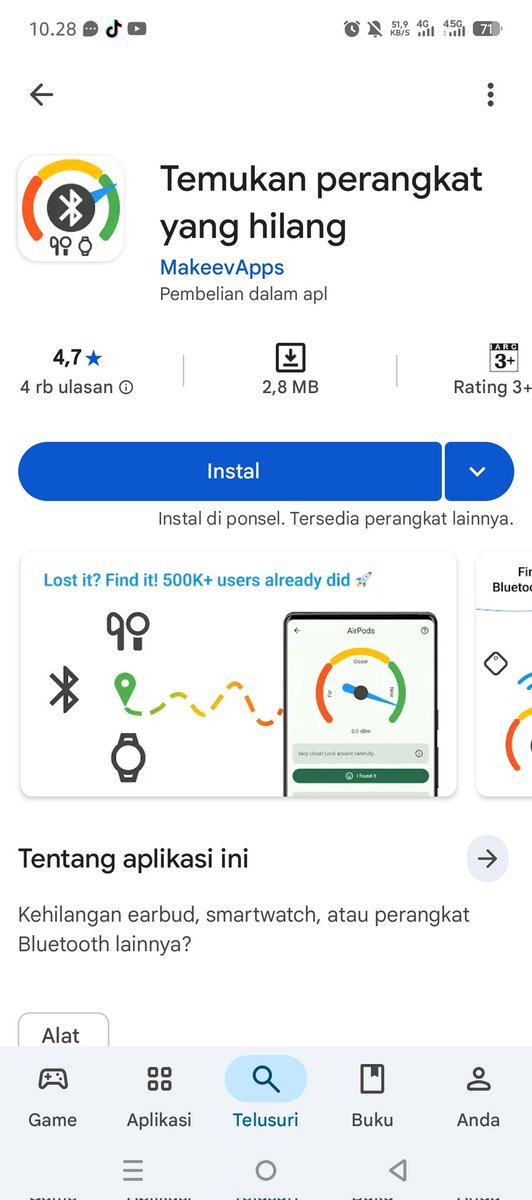 albarsbs's tweet photo. @tanyarlfes Buat yang tws-nya ilang, bisa pake app ini. Aku dulu pernah make ini. Alhamdulillah tws ku jadi ketemu https://t.co/ywCjAJTRyj