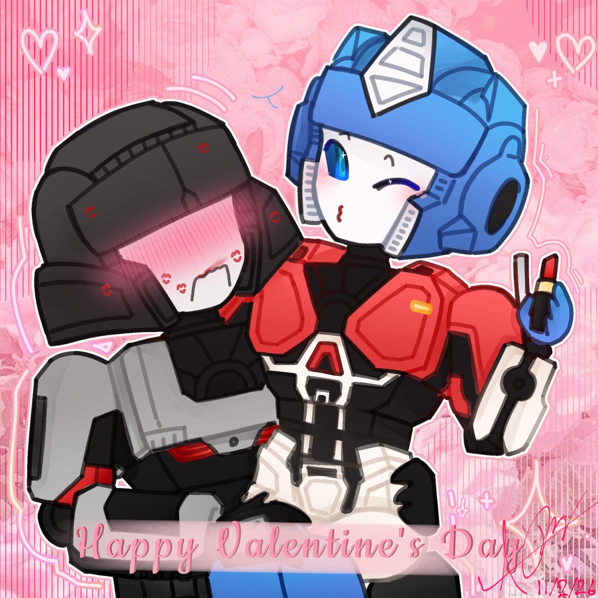 NANNAPATAOM1132's tweet image. ลงก่องวันวาเลนไทน์ก็แล้วกันนะครัชช😝🩷✨✨✨
#dpax #transformersone