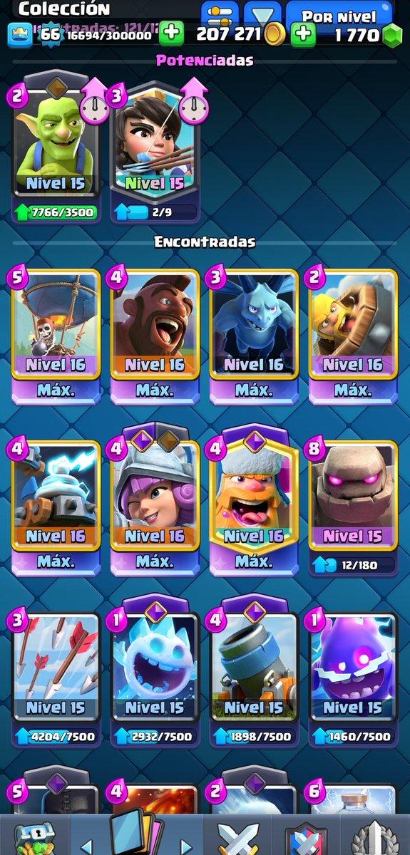 Dmendeez_'s tweet photo. Como voy a tener ya para un emote de tantos cristales por repetidas con el poco de cartas que tengo al 16 #supercell #ClashRoyale https://t.co/EkguZzAgCB