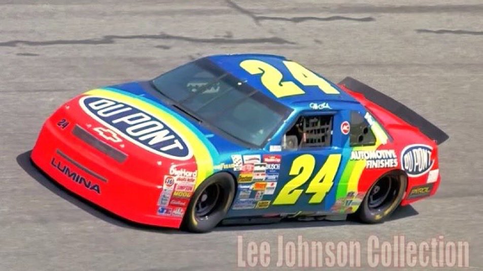 Jeff Gordon won the Gatorade Twin 125 qualifying race #1 at