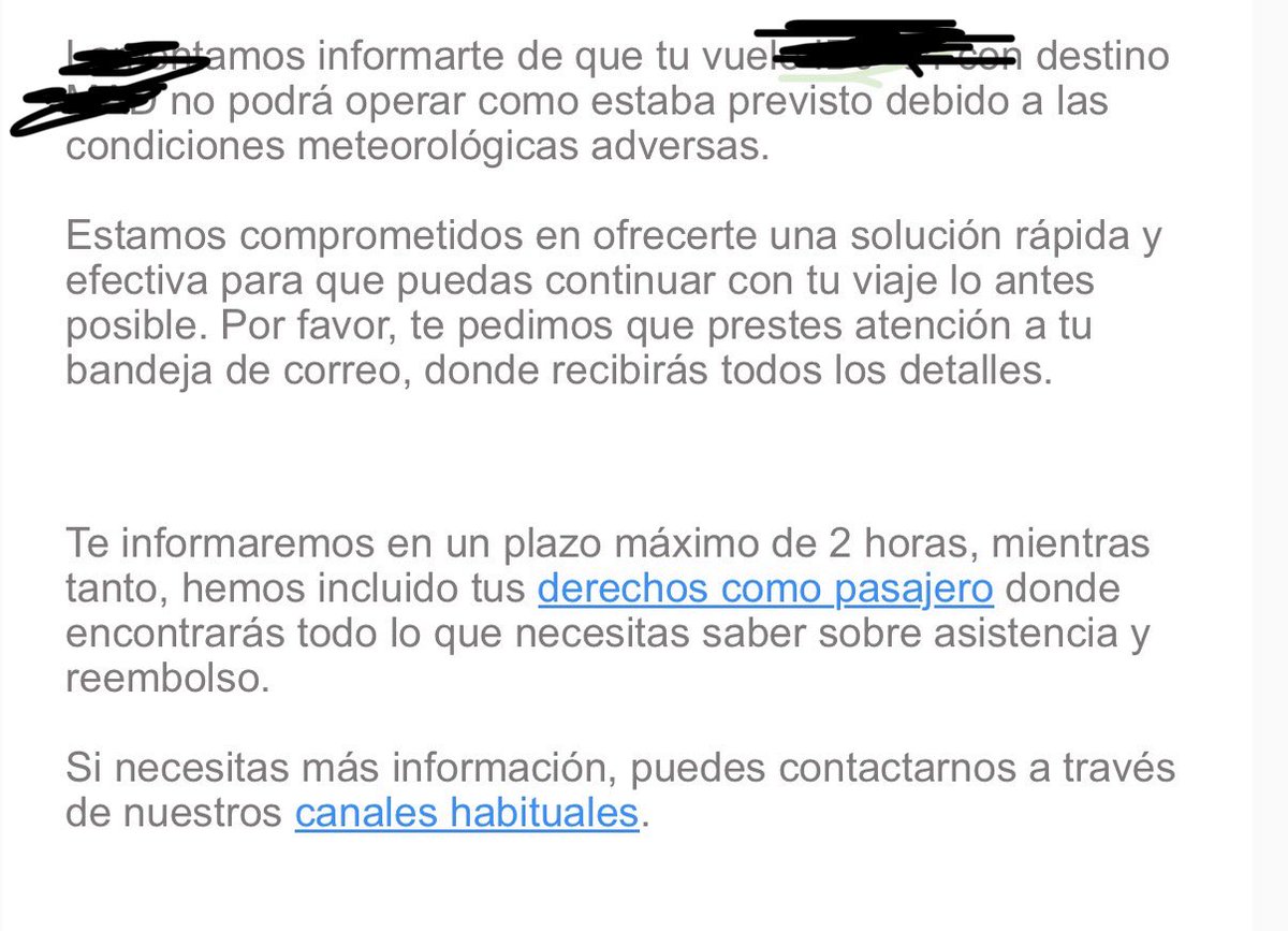 TonyRojass's tweet photo. Ayer me llegó esta notificación a las 22:00 de @Iberia sobre mi vuelo que salía hoy. Aún sin noticias. #iberia https://t.co/tnrVsy2f6C