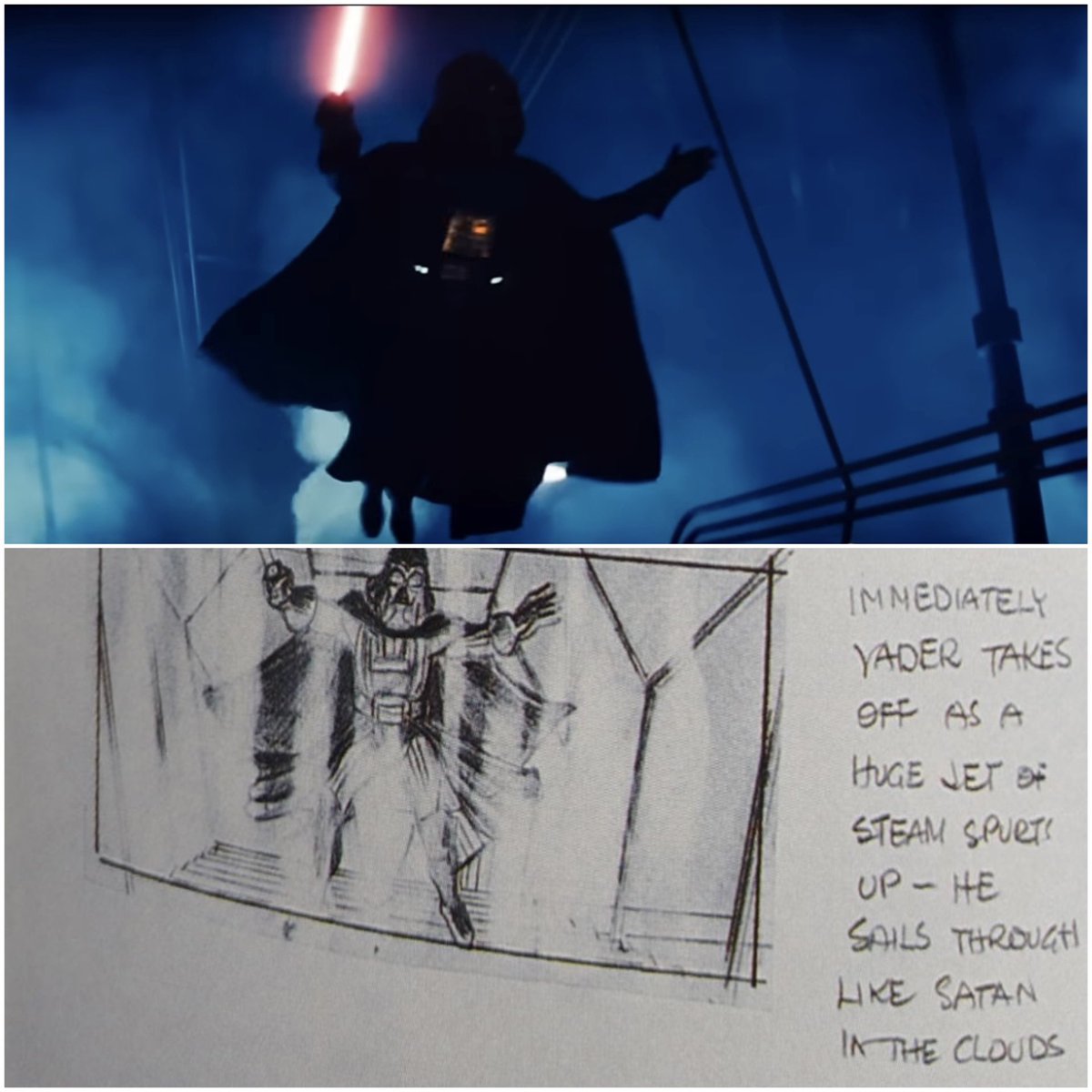 “Satan in the clouds.”