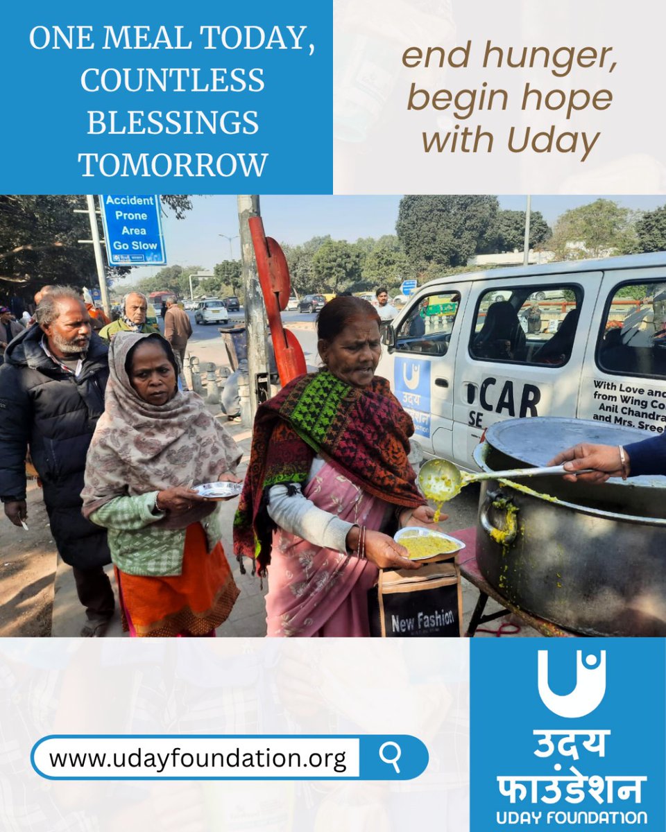 udayfoundation's tweet photo. Your meal donation matters more than you know. 🍛
Donate now.
👉 https://t.co/Fu6pvqMUxN https://t.co/AvKkt0mRqm