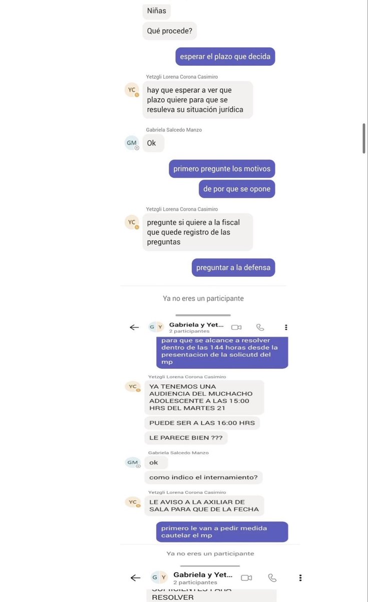 IMAGÍNATE ESTO…

Tu cliente se juega la libertad en audiencia. Y la jueza de Distrito, Gabriela Salcedo Manzo, quien ha sido señalada por realizar lecturas de tarot a su equipo, está preguntando por chat qué artículo citar y qué debe decir.

Así se está impartiendo justicia