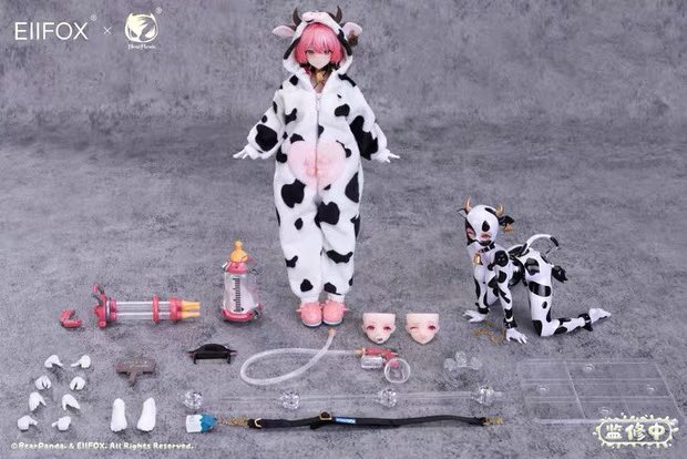 予約前受金】Eiifox&Bearpanda 熊熊社 牛娘『MOMO』 1/8 Scale Action
