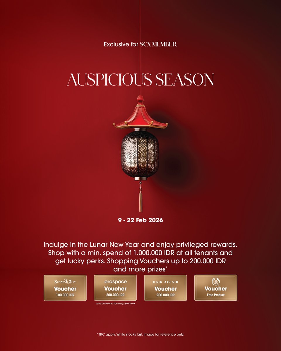 Senayan City tweet media