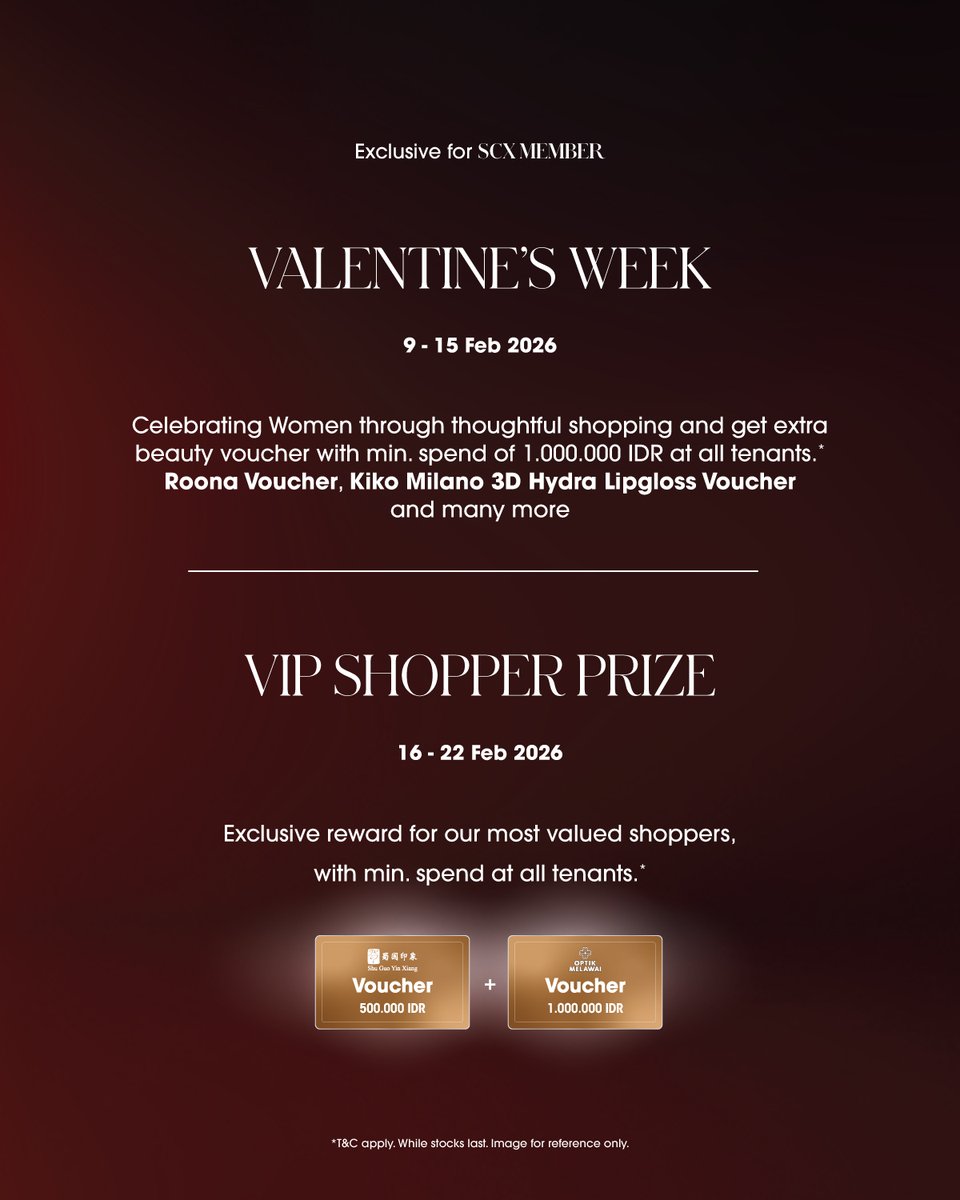 Senayan City tweet media