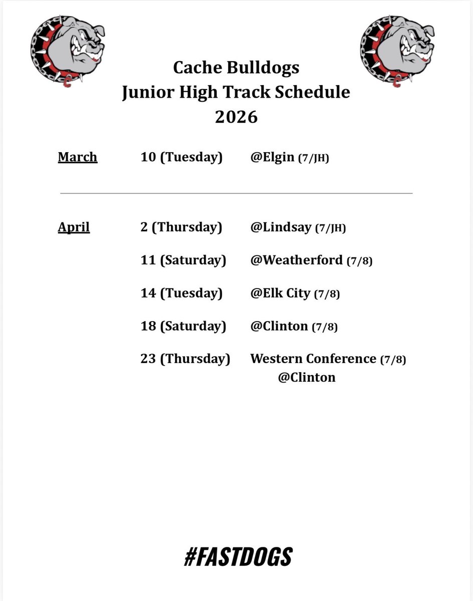 Cache Track & Field tweet media