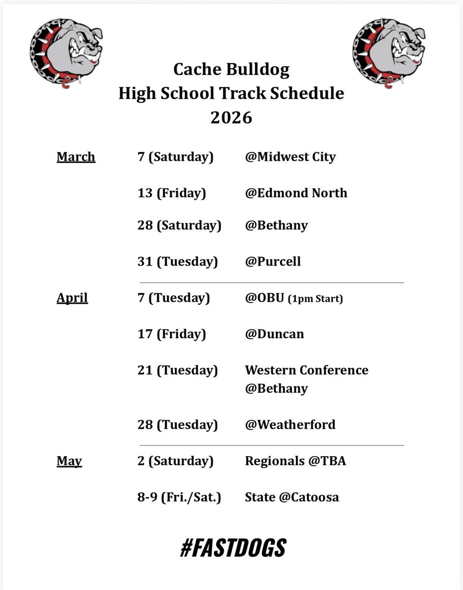Cache Track & Field tweet media