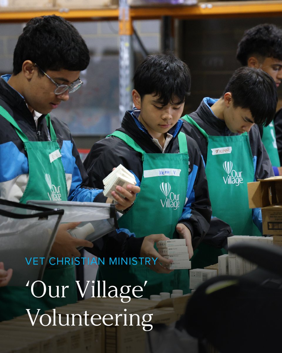 Yesterday our VET Christian Ministry &amp; Theology students volunteered with Our Village, supporting families experiencing hardship.

From restoring prams and car seats to preparing care packs for babies and carers, their work will directly support children in their earliest years.