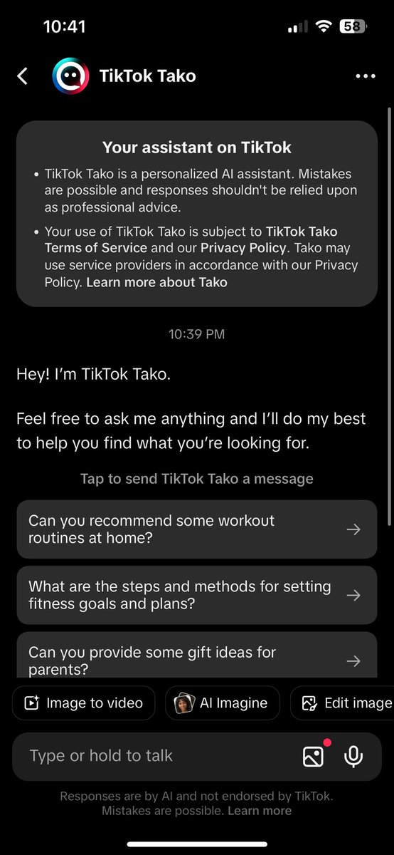 tiktok got bought by americans and they immediately added an ai assistant 😭