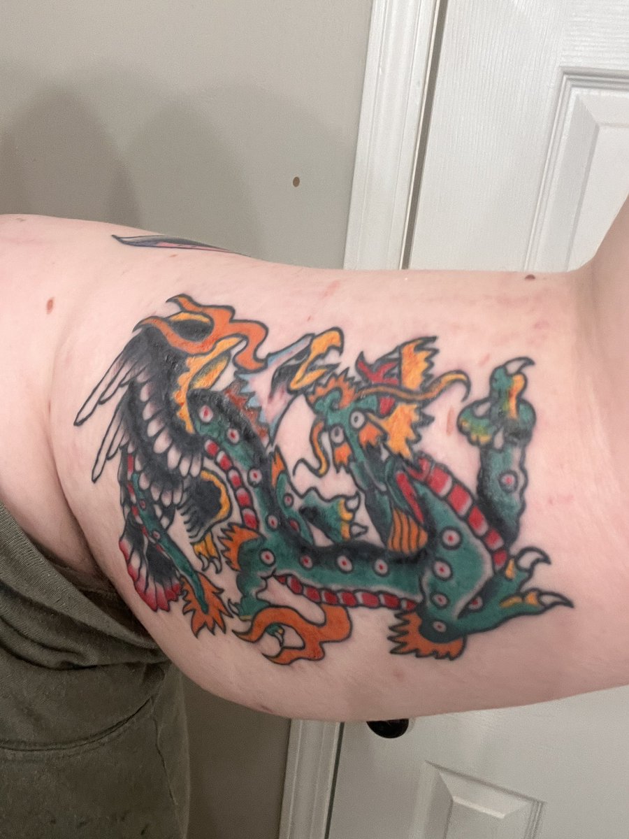 Not the best pic n my bicep is so swollen but <a href="/stonexpitbull/">Straight edge Chino Moreno at hooters</a> is incredible. This turned out so badass and i cannot say thanks enough. SO beyond stoked on this one