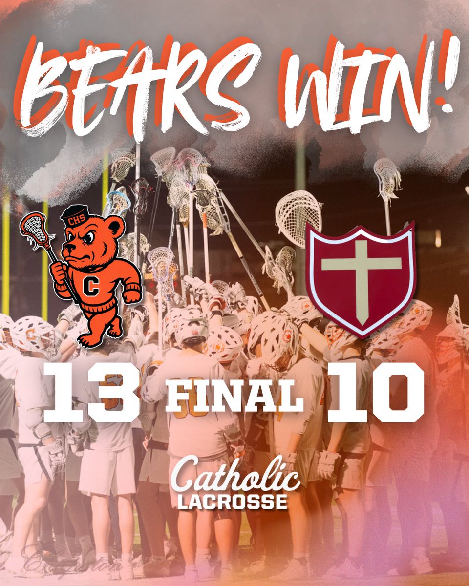 𝐁𝐄𝐀𝐑𝐒 𝐓𝐀𝐊𝐄 𝐇𝐎𝐌𝐄 𝐎𝐏𝐄𝐍𝐄𝐑… Your LAX Bears take their home opener 13-10 against Brother Martin. 

Join us at home, again, against STM on Saturday at 2pm.