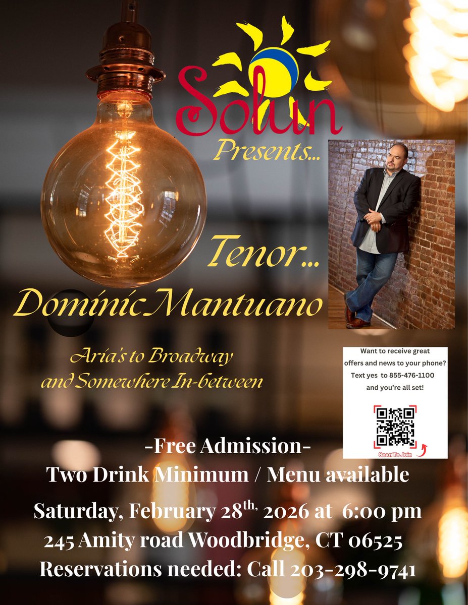 DominicMantuano's tweet photo. Hope to see you all there!!! https://t.co/N0yjDLcSrS