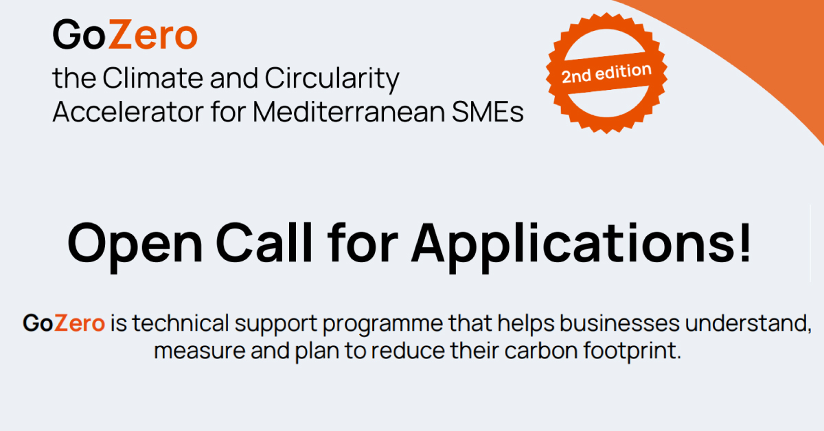 BUSINESSMED_Med's tweet image. 📢 Open Call for Applications – GoZero Programme
Are you an #SME in the #textile or #fashion sector looking to reduce your carbon footprint &amp;amp; strengthen your sustainability strategy?

🗓 Deadline: March 9th
🔗 Apply now: theswitchers.org/gozero
