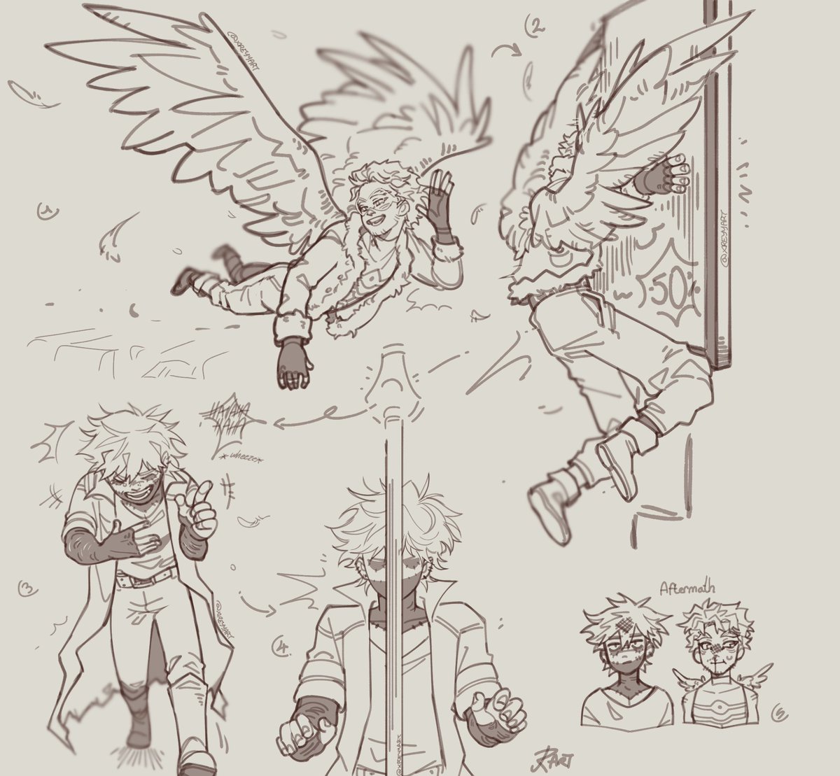 xreyyart's tweet photo. It was too funny for me to not draw it
#dabihawks #BNHA https://t.co/SIca517Xm6