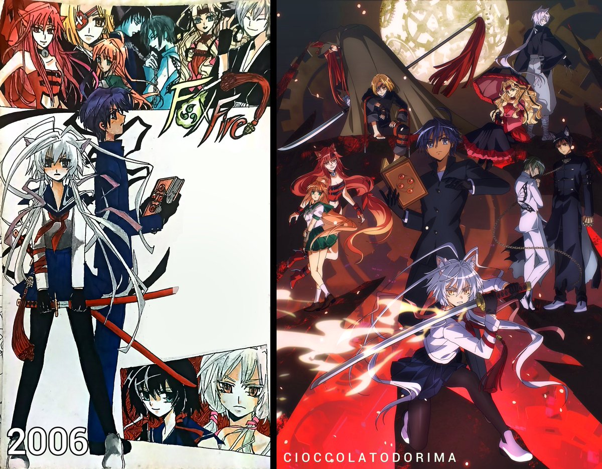 Tweaking old oc designs from the time kid me can't draw much details and redrawing it to how I really imagined them to look like back then as reward to kid me's efforts ✨😭🤧