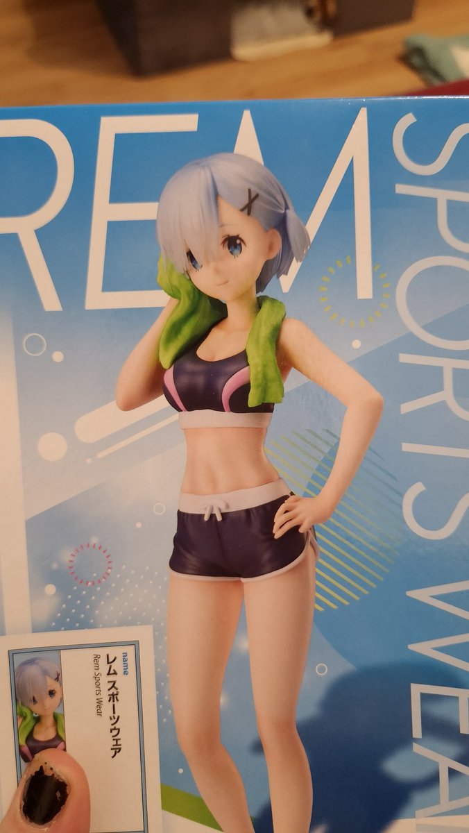 My gf got me the perfect Rem figurine for my birthday 

Rem with a SIDE PONYTAIL